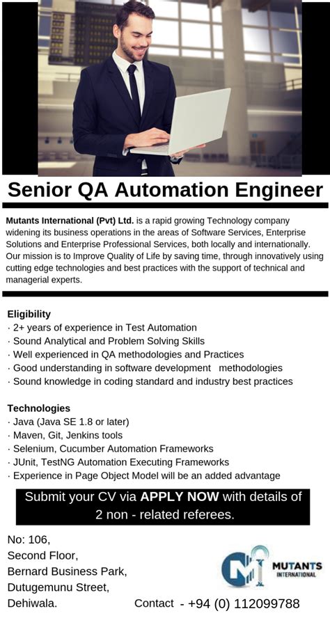 Senior Qa Automation Engineer 2023