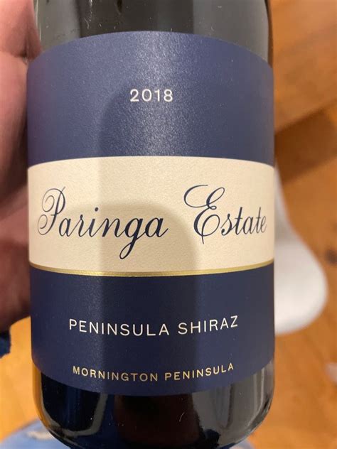 Paringa Estate Shiraz Peninsula Australia Victoria Port Phillip