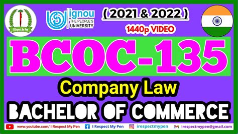 BCOC 135 Solved Assignment 2021 22 IGNOU Company Law Ignou Bachelor Of