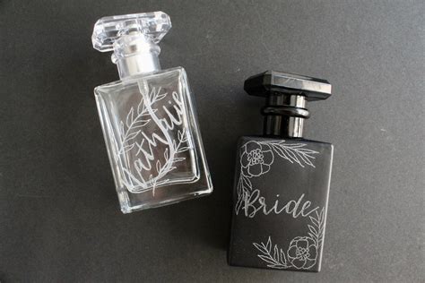 Personalized Engraved Perfume Bottlecustom Bridesmaid Etsy