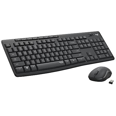 Logitech MK295 Wireless Mouse Keyboard Combo Graphite - ODP Business Solutions