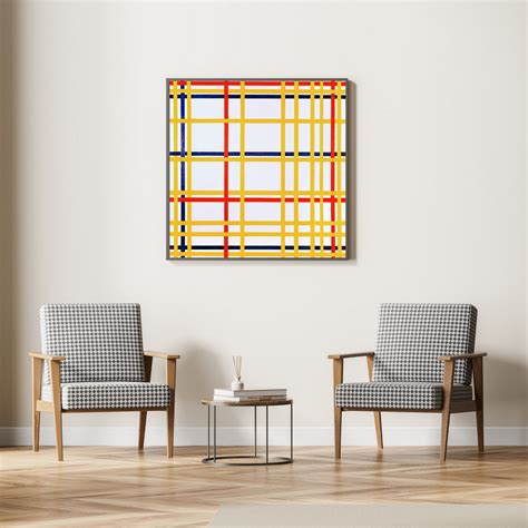 Piet Mondrian New York City (1942) print | Home Decor | Totalposter