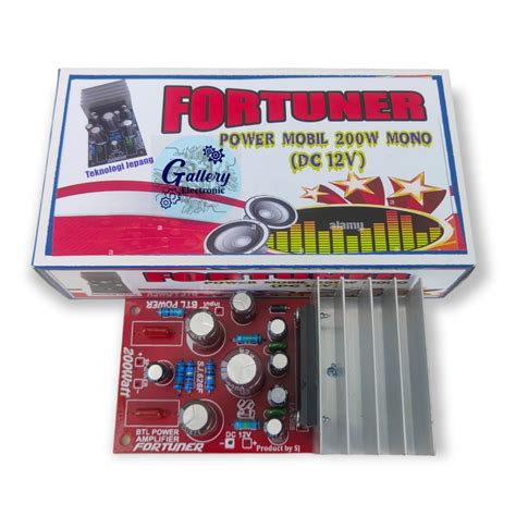 Jual Kit Driver Power Mobil FORTUNER Mono DC 12 Volt BTL 200 Watt