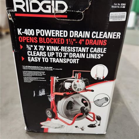 Dallas Location As Is Ridgid K Drain Cleaning Snake Auger