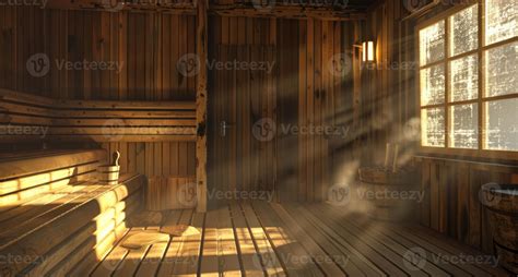 Stepping into a sauna on a chilly day feeling the heat immediately