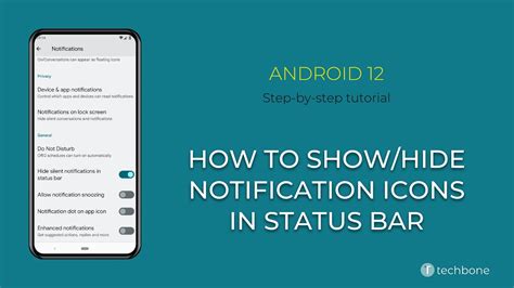 How To Show Hide Notification Icons In Status Bar Android Youtube