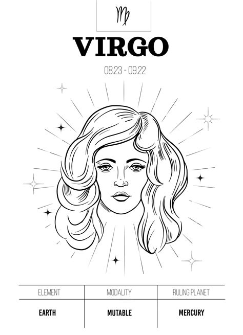 Premium Vector Virgo Zodiac Simbol Astrology Sign Bull Vector