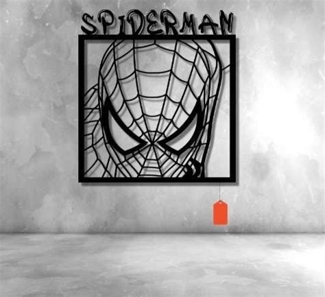 Spiderman Dxf Svg Png Files Spiderman Laser Cut Etsy