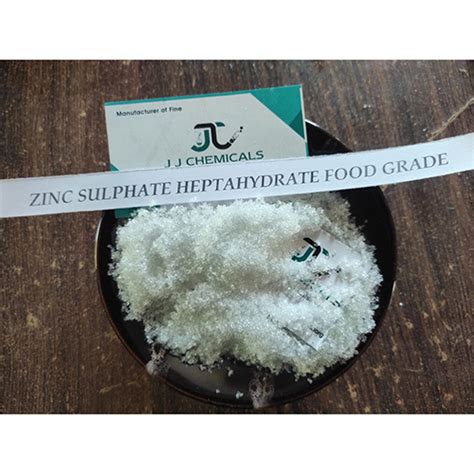 Zinc Sulphate Heptahydrate Food Grade Application Industrial At Best