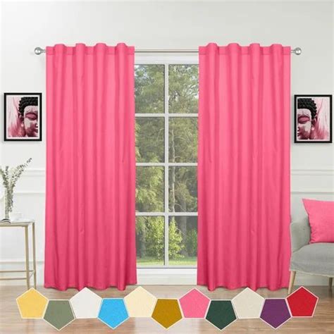 Dark Pink Plain Living Room Curtains at Rs 1299/piece | बैठक कक्ष के ...