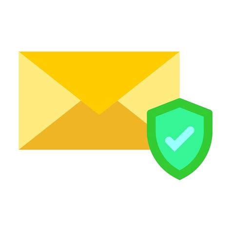 Estilo Del Icono De Seguridad Del Correo Electr Nico Vector Premium