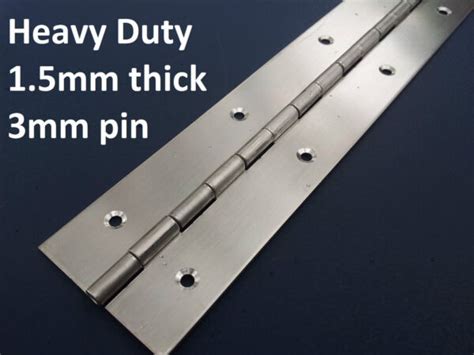 Piano Hinge Heavy Duty Stainless Steel Cabinet 1000mm X 50mm Continuous