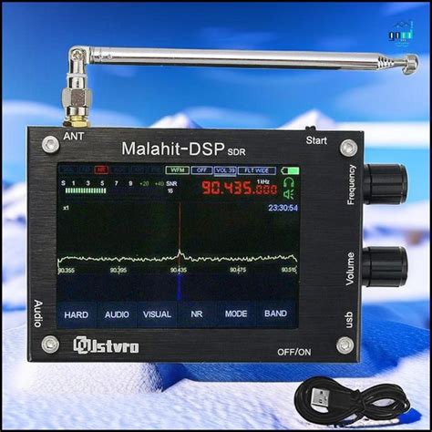 1.10D версия малахит 50KHz-2GHz малахитовый DSP SDR приемник AM SSB ...
