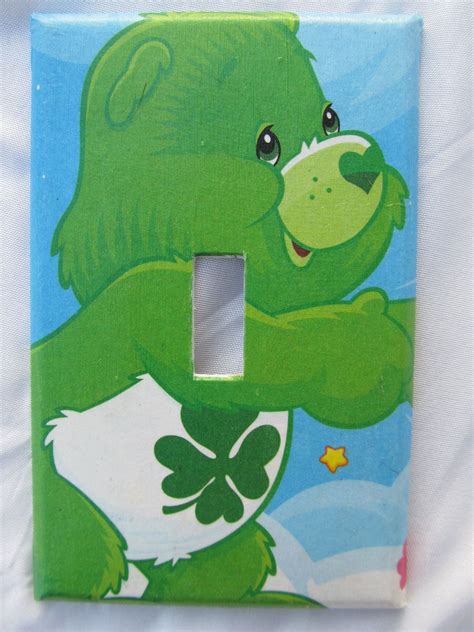 Care Bears Good Luck Bear Switch Cover 699 Via Etsy Etsy Care