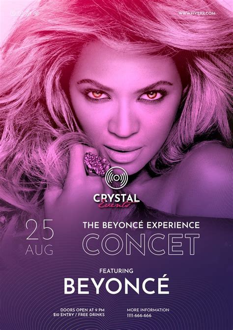 beyoncé Poster Design Cool Posters, Buy Tickets, Ad Design, Social ...