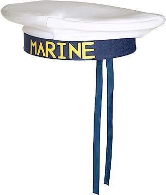 Boland 44368 Mütze Marine blau weiß Schriftzug Marine Matrose