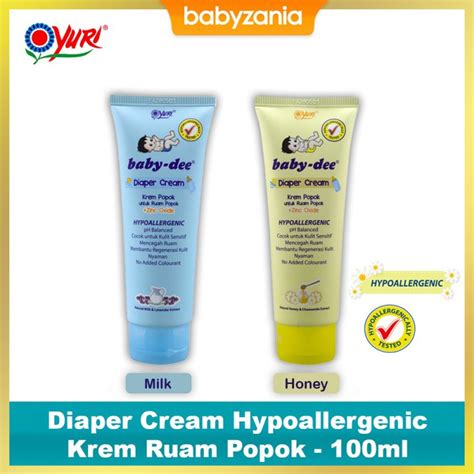 Baby Dee Diaper Rash Cream Hypoallergenic Krem Ruam Popok Ml