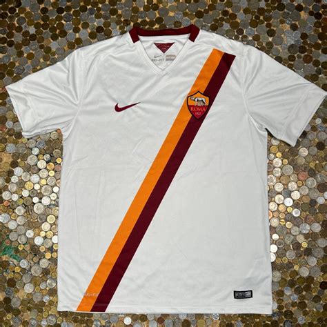 Nike Nike AS Roma football jersey away kit rare 2014/2015 | Grailed