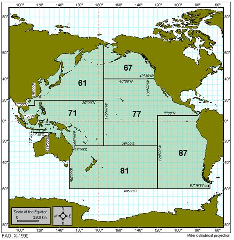 Fao Fisheries Department Fishing Maps