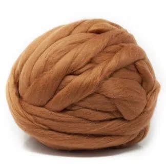 Merino Wool Roving Micron Cashew Fibrecraft