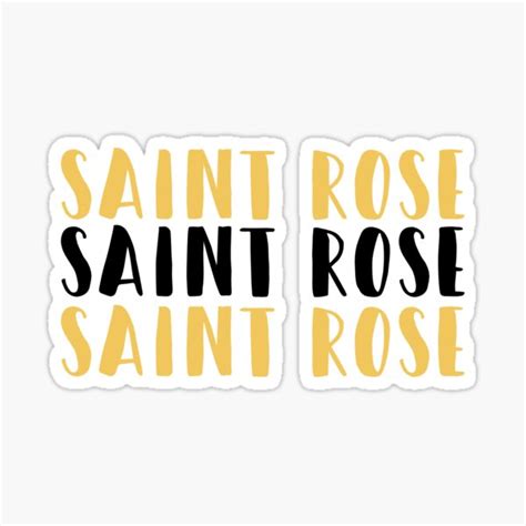 "The College of Saint Rose" Sticker for Sale by sflissler | Redbubble