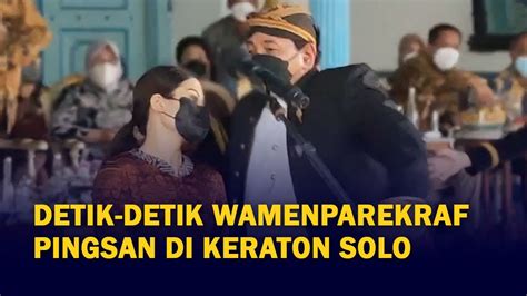 Detik Detik Wamenparekraf Angela Tanoesoedibjo Pingsan Di Keraton Solo