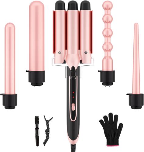 Amazon In Curling Iron Set With Barrel Curling Iron And