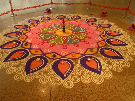 Top 20 + Latest Simple Kolam Designs With Dots Images