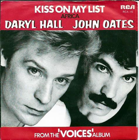 Daryl Hall John Oates* - Kiss On My List | Releases | Discogs