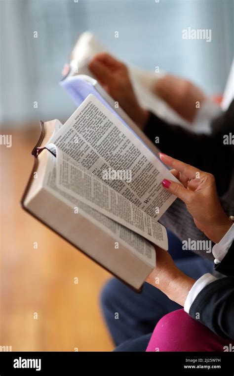 Grupo De Cristianos Leyendo La Biblia Estudio De La Biblia Fotograf A