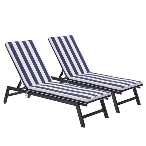 Piece Chaise Lounge With Cushion Patio Furniture At Lowes