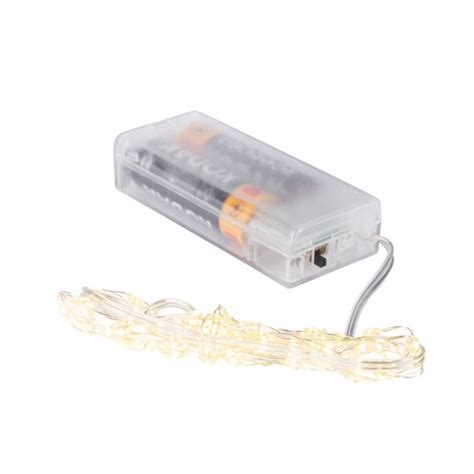 Led Draht Lichterkette Warmwei Cm Lichtabstand Inkl Timer Er