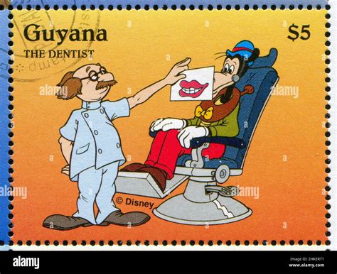 Guyana Vers Timbre Imprim Par Guyana Montre Les Personnages