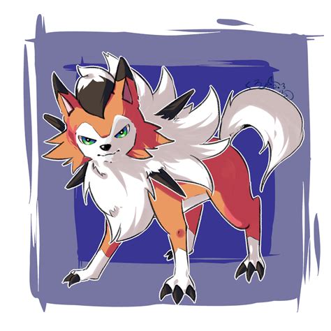 Dusk Lycanroc By Kuroburapi On Deviantart