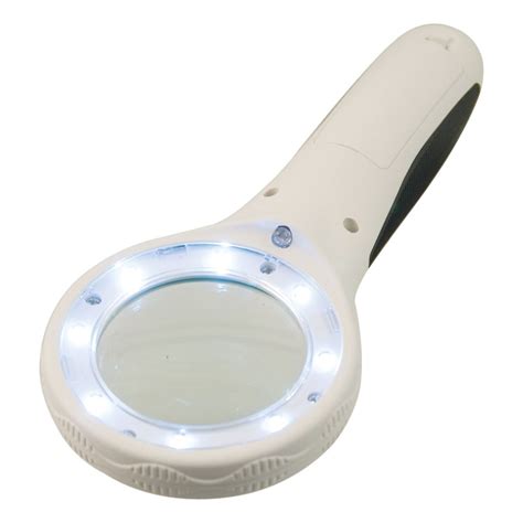 4x Uv Led Lighted Handheld Magnifier