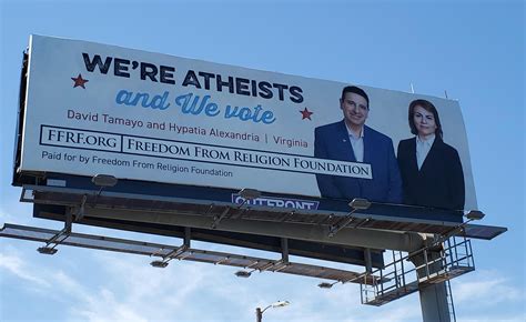 Hispanic Atheist Couple On ‘secular Vote Billboard July 4 Richmond