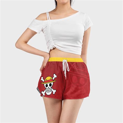 Luffy Straw Hat One Piece Women Board Shorts - AnimeBape