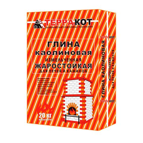 Глина Терракот печная каолиновая 20 кг купить в Mile