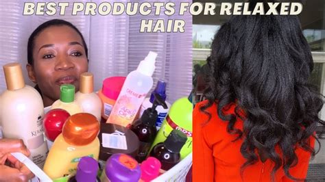 My Favorite And Best Products For My Relaxed Hair Youtube