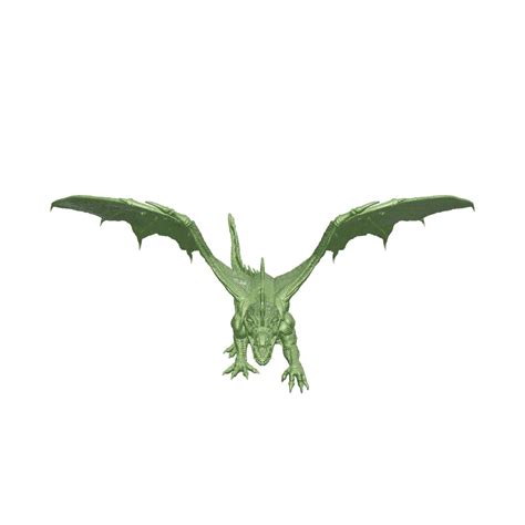 Adult Green Dragon Miniature - Mini Megastore