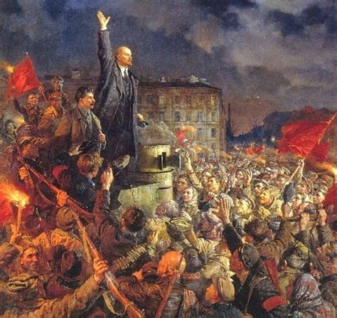 Создать мем "пролетарская революция ленин, да здравствует ...