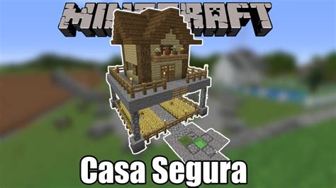 Minecraft Casa Segura Tutorial Youtube