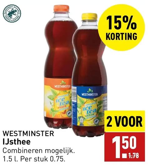 Westminster Ijsthee Aanbieding Bij Aldi