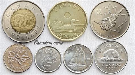 Canadian dollars & Cents Coins Collection | Canada - YouTube