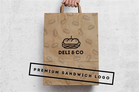 Cafe Sandwich Shop Logo | Branding & Logo Templates ~ Creative Market