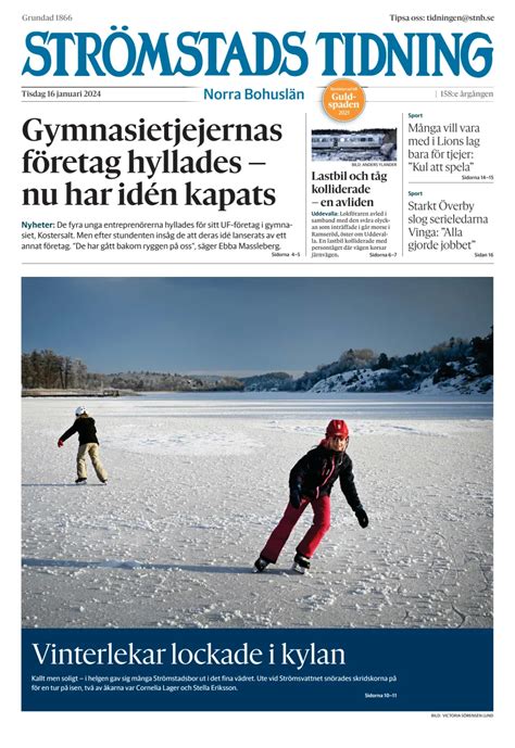 Strömstads Tidning Subscriptions Pressreader