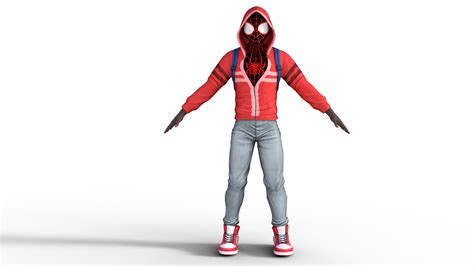 Archivo Stl Miles Morales Spider Man・diseño Imprimible En 3d Para