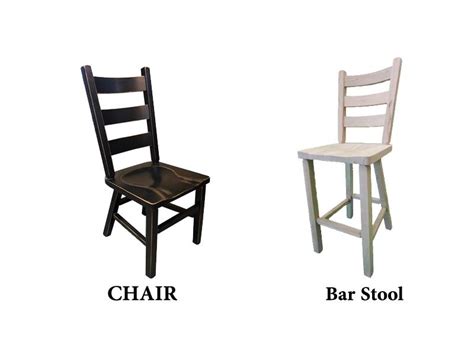 Ladder Back Bar Stool Naked Furniture