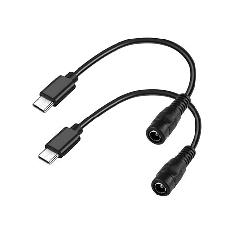 Amazon PNGKNYOCN USB C To DC Short Cord15cm 5A USB Type C Male To