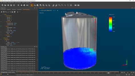 Simulia Xflow Simulación De Llenado De Un Tanque Youtube